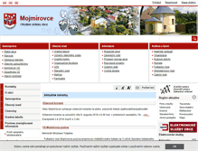Tablet Screenshot of mojmirovce.sk